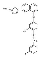 5-[4-[[3-氯-4-[(3-氟苯基)甲氧基]苯基]氨基]-6-喹唑啉]-2-呋喃甲醛